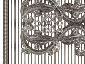 lattice carved panel for cnc Modelo 3D