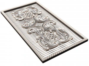 lattice carved panel for cnc 3D Model