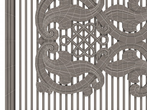 lattice carved panel for cnc Modelo 3D