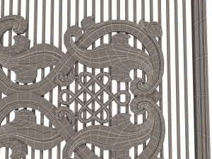 lattice carved panel for cnc Modelo 3D