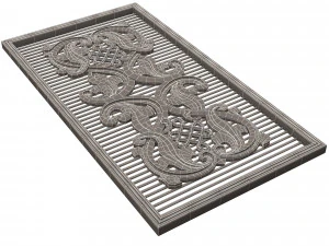 lattice carved panel for cnc 3D Model