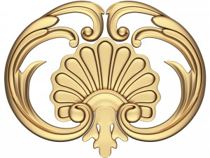 shell corbel 07 Modèle 3D
