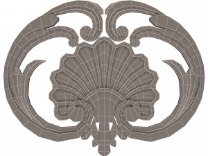 shell corbel 07 3Dモデル