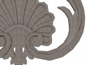 shell corbel 07 3Dモデル
