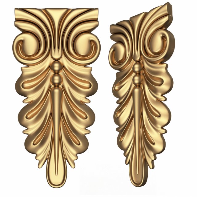 corbel carved 04 3D-Modell .c4d .max .obj .3ds .fbx .stl .blend 