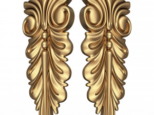 corbel carved 04 3D-Modell