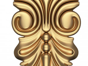 corbel carved 04 3D Model