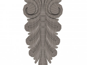 corbel carved 04 3D-Modell