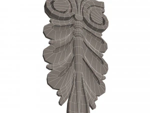 corbel carved 04 3D Model