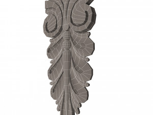 corbel carved 04 3D-Modell