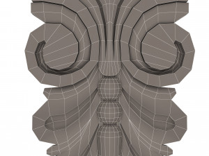 corbel carved 04 3D-Modell