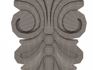 corbel carved 04 3D Model