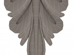 corbel carved 04 3D Model