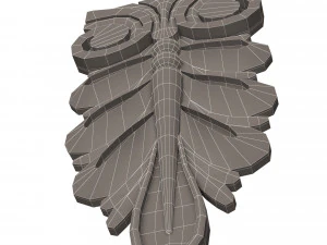 corbel carved 04 3D Model
