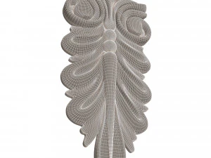 corbel carved 04 3D Model