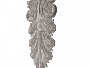 corbel carved 04 3D-Modell