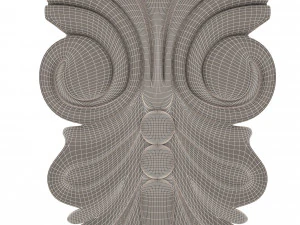 corbel carved 04 3D Model