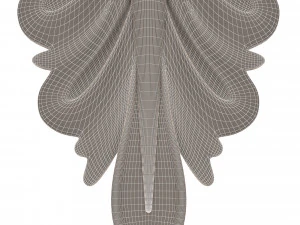 corbel carved 04 3D Model