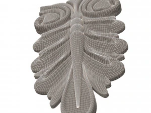 corbel carved 04 3D Model