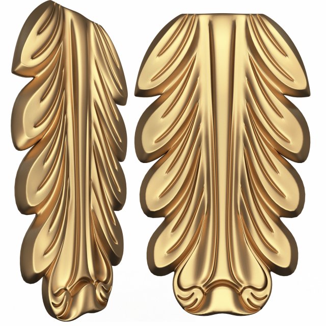 corbel carved 05 3D Model .c4d .max .obj .3ds .fbx .stl .blend 