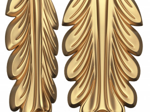 corbel carved 05 3D Model