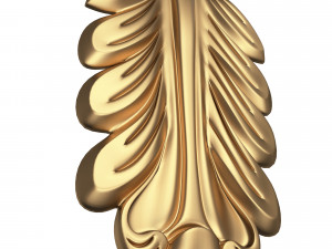 corbel carved 05 3D Model