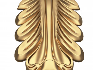 corbel carved 05 3D Model