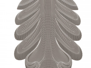 corbel carved 05 3D Model