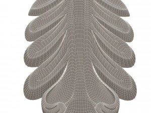 corbel carved 05 3D Model