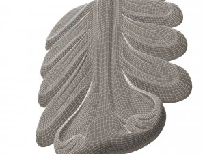 corbel carved 05 3D Model