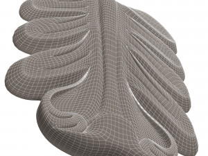corbel carved 05 3D Model