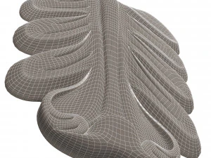 corbel carved 05 3D Model