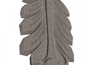 corbel carved 05 3D Model