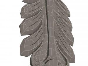 corbel carved 05 3D Model