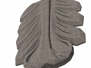 corbel carved 05 3D Model