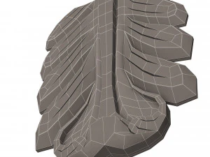 corbel carved 05 3D Model