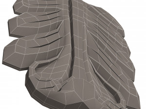 corbel carved 05 3D Model