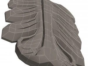 corbel carved 05 3D Model