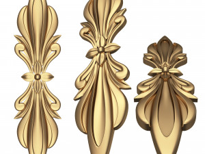 corbel carved 06 3D Model
