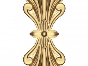 corbel carved 06 3D Model