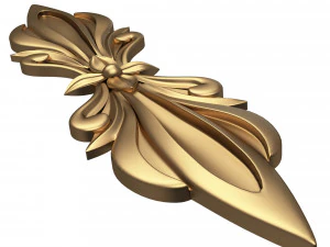 corbel carved 06 3D Model