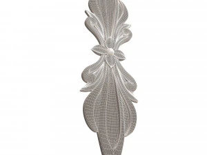 corbel carved 06 3D Model