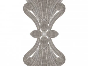 corbel carved 06 3D Model