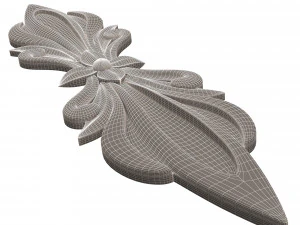 corbel carved 06 3D Model