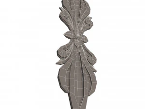 corbel carved 06 3D Model