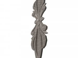corbel carved 06 3D Model