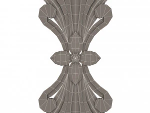 corbel carved 06 3D Model