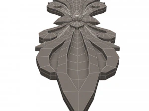 corbel carved 06 3D Model