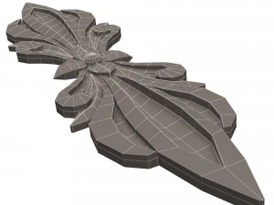 corbel carved 06 3D Model