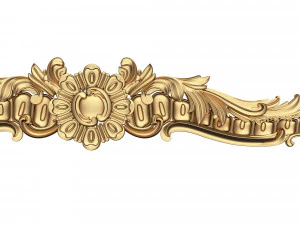 cornice classic curtain 3D Model